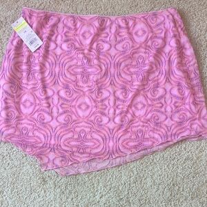 Wild Fable Pink and Purple Mini Skirt